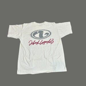 Vintage White Single Stitch Logo T stitch Legends Help me Out